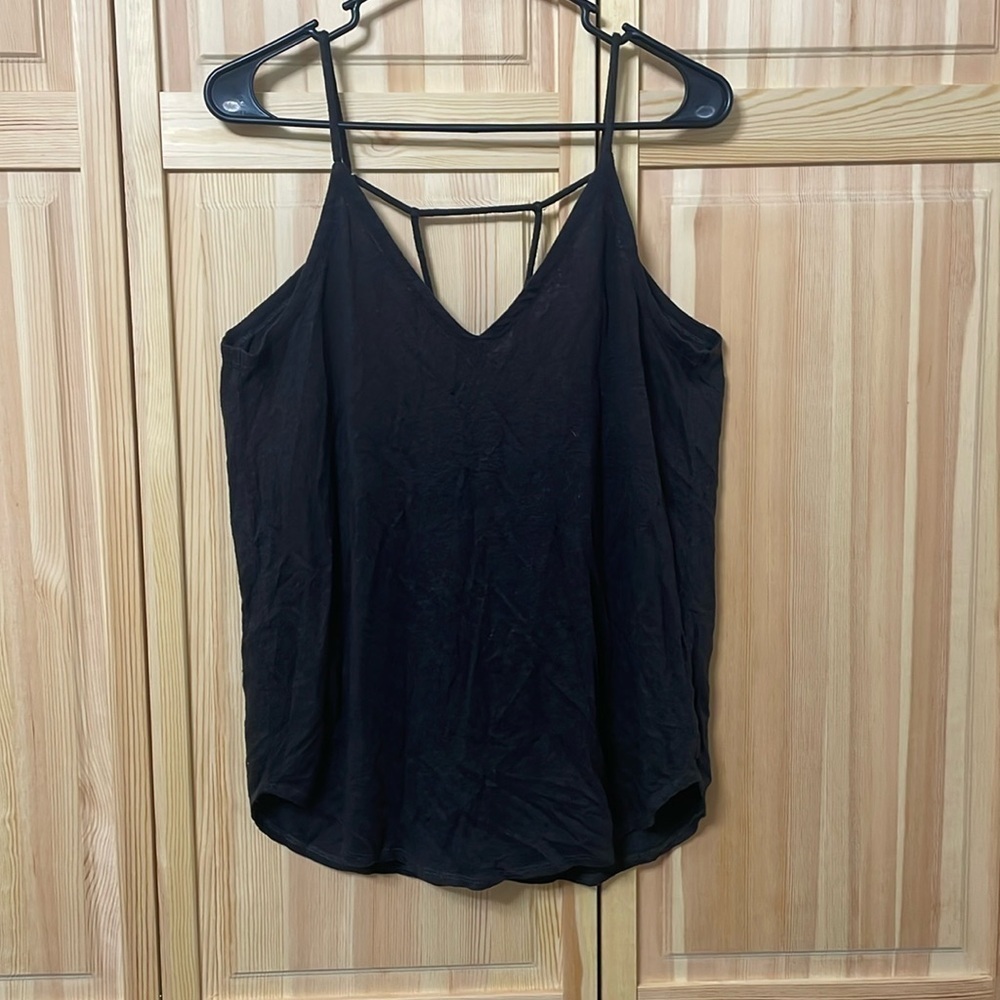 10. Chaser Linen V-neck strapping tank.